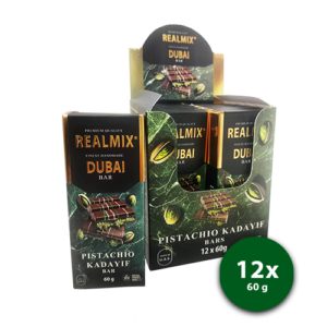 REALMIX Chocolate <br>Pistachio Kadayif Bar 12x60g